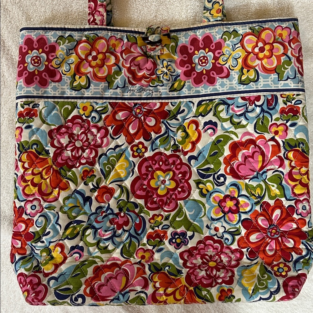 Vera Bradley Floral Tote Bag - Multicolor, great condition!